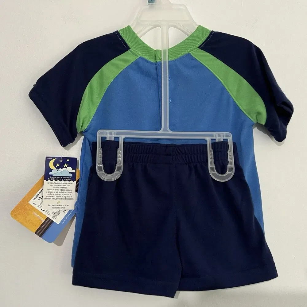 Wall-E Infant Pajamas 12 Months 2008 New Shorts 2 Piece New Old Stock